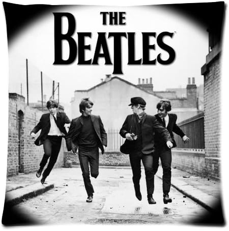 The Beatles Zippered Throw Pillow Cases Cover Cushion Case 18x18 (Two sides)