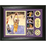 Highland Mint Los Angeles Lakers Pau Gasol Photo Mint with Two 24 Karat Gold Coin Photomint