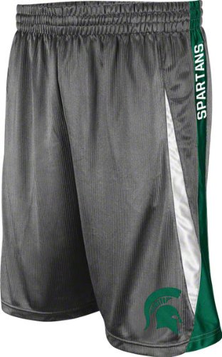 Michigan State Spartans Charcoal Axle Shorts