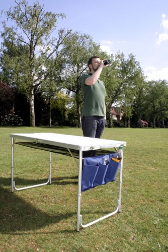 Table pliable de camping, table pour pique-nique, grillade/calcination et jardin, Buffet traiteur 8812-D