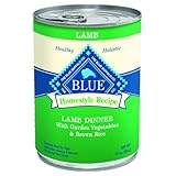 Blue Buffalo Canned Dog Food, Lamb and Brown Rice Dinner (Pack of 12 12.5-Ounce Cans)