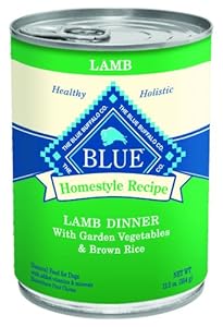 Blue Buffalo Canned Dog Food, Lamb and Brown Rice Dinner (Pack of 12 12.5-Ounce Cans) Blue Buffalo Canned Dog Food, Lamb and Brown Rice Dinner (Pack of 12 12.5-Ounce Cans)