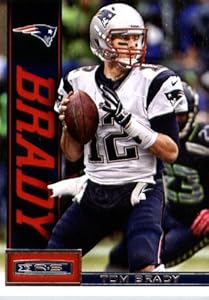 2013 Panini Rookies & Stars Football Card # 59 Tom Brady New England Patriots ( IN PROTECTIVE SCREWDOWN DISPLAY CASE)