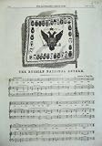 1856 SHEET MUSIC RUSSIAN NATIONAL ANTHEM FRANK MORI