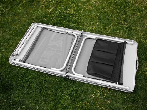 Table pliable de camping, table pour pique-nique, grillade/calcination et jardin, Buffet traiteur 8812-D