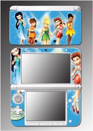 Tinker Bell Tinkerbell Fairy Pixie Princess Chloe Video Game Vinyl Decal Cover Skin Protector #16 Nintendo 3DS XL