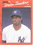 1990 Donruss # 427 Deion Sanders New York Yankees Baseball Card