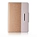 Thankscase Case Compatible for iPad 4th/3rd/2nd Gen, Rotating Case Cover with Hand Strap and Wallet Case for iPad 4th Generation with Retina Display,for iPad 3,for iPad 2 (Gold)