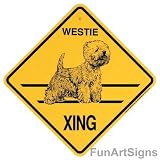 Westie Crossing Xing Sign