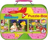 Schmidt Spiele 55595 - Bibi Blocksberg, Puzzle-Box 2 x 60, 2 x 100 Teile im Metallkoffer - Schmidt Spiele