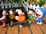 Lujex Doraemon and Nobita Nobi Action Figure Toy Figurine Doraemon Family Collection 5pcs/set