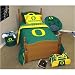 Oregon Ducks Bed Comforter Set (Full/Queen) - NCAA College Athletics