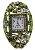 TimerMall OEM - Montre Femme - Quartz - Acier inoxydable - Ladi'Vert-Rhin Fleur visage carr?? Bangle Bracelet WatchSport Watches