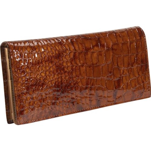 Click here to buy Monsac Croco Patent Compact Clutch.