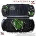 Barbwire Heart Green WraptorSkinz Skin and Screen Protector Kit fits Sony PSP Slim (PSP 2000)