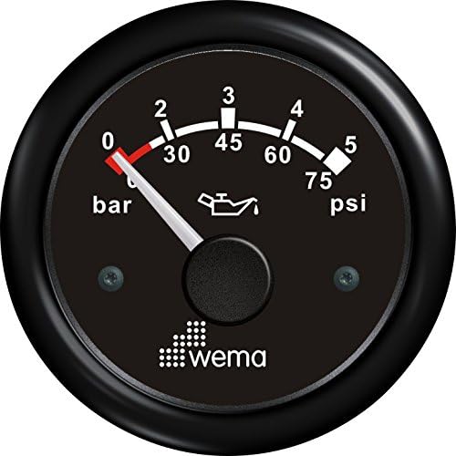 WEMA USAIPPR-BB 0-5 bar Oil Pressure Gauges