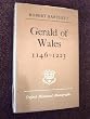 Gerald of Wales, 1146-1223 (Oxford Historical Monographs)