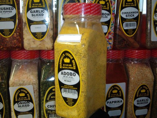 ADOBO NO SALT FRESHLY PACKED IN LARGE JARS, spices, herbs, seasonings by Adobo Seasonings