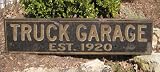 1920 20 CHEVY TRUCK GARAGE - Rustic Hand Painted Wooden Sign - 11.25 X 60 Inches, Ships USA Only