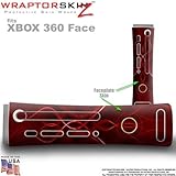 Abstract 01 Red Skin by WraptorSkinz TM fits Original XBOX 360 Factory Faceplates
