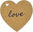 Kate Aspen "Heart" Cork Coasters, Set of 4