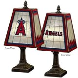 Los Angeles Angels Memory Company Art Glass Table Lamp MLB Baseball Fan Shop Sports Team Merchandise