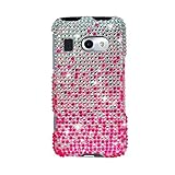 HTC 7 Surround Full Diamond Graphic Case - Pink Waterfall