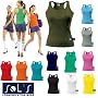 Damen Tank Top Coconut Racerback Vest. �rmelloses T-Shirt in 12 Farben und den Gr�ssen S, M, L und XL