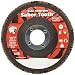 Weiler Saber Tooth High Density Abrasive Flap Disc, Type 27, Round Hole, Phenolic Backing, Ceramic Aluminum Oxide