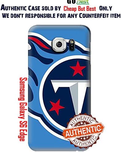 S6 Edge Case, NFL - Tennessee Titans Large Logo - Tennessee Titans - Samsung Galaxy S6 Edge Case - High Quality PC Case