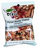 Oskri Pecan Honey Crunch with Raisins, 3.53-Ounce Bags (Pack of 6)