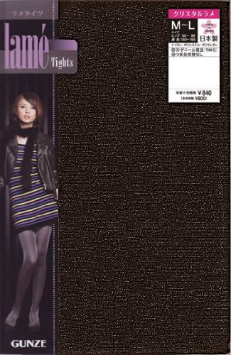 [Tuche Color ] クリスタルラメタイツ70デニール