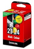 Lexmark No. 23 and No. 24 Combo Printer Cartridge Pack Ref 018C1419E
