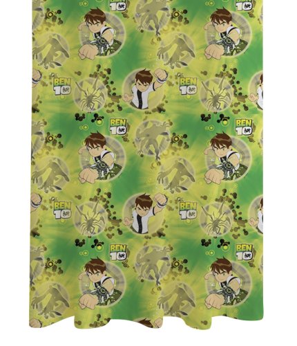 Childrens Toyshop  Kitchen & Housewares : Zap Ben 10 Curtains Pair 66X54"