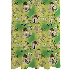 Zap Ben 10 Curtains Pair 66X54"
