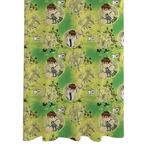 Zap Ben 10 Curtains Pair, 66 x 54 Inch