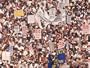 African Americans and Demonstrators For Equal Rights Waving Signs During March on Washington Photographic Poster Print by Robert W. Kelley, 24x18