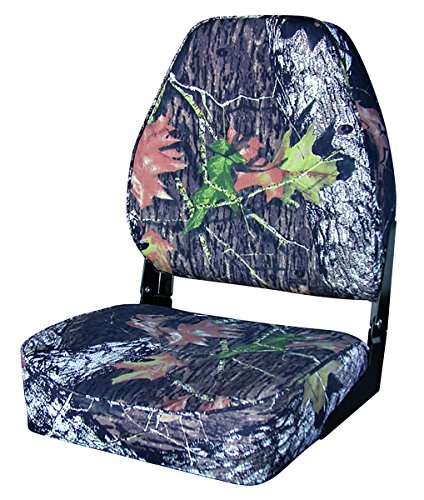 Wise High Back Break UP Camo Folding Boat Seat