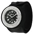 Geneva Women's Platinum Silicone Slap Watch