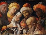 Wallmonkeys Peel and Stick Wall Decals - The Adoration of the Magi by Andrea Mantegna - Removable Graphic