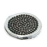 Black Crystal Metal Cosmetic Makeup Mirror