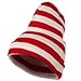 Red White Wide Stripe Cuff Beanie - Red White W29S23F