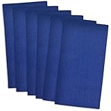 DII 100% Cotton, Oversized Basic Everyday 20x 20" Napkin, Set of 6, Nautical Blue