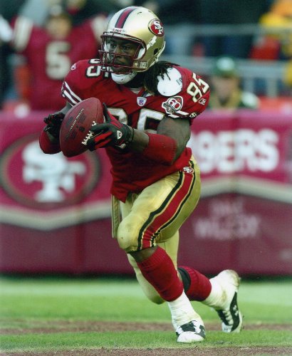 VERNON DAVIS SAN FRANCISCO 49ERS 8X10 SPORTS ACTION PHOTO (G)