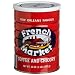 French Market Coffee & Chicory, Medium-Dark Roast, Creole Roast, 16-Ounce Cans (Pack of 3)