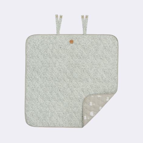 Ferm Living KIDS 8117 Mint Dot Changing Blanket - 80 x 80 cm.