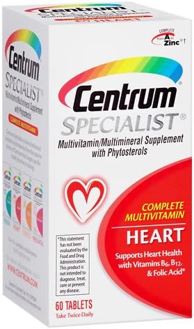 (3 Pack) Centrum Specialist Heart, 60 ct. ea.