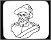 Decorated Mouse Pad with man, 