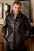 Blue Harbour Luxury Funnel Neck Leather Car Coat