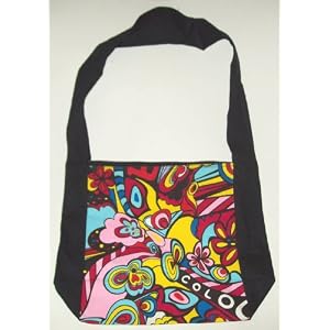Psychedelic Messenger Bag or Mini Tote Bag